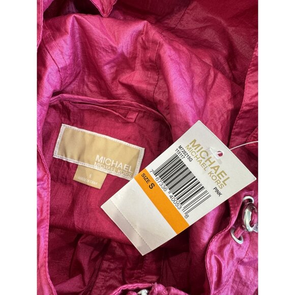 Michael Kors NWT Poncho in Fuschia Size S - Picture 4 of 5